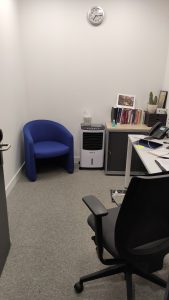 Nicola Simpson Executive Coaching Spaces 35 New Broad Street. Private Office Inside